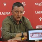 Llona, en la rueda de prensa previa al partido ante el Almería.