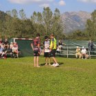 Hugo López y Juan A. Díez en el corro de Crémenes.