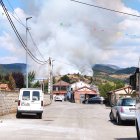 El fuego se declaró en torno a las dos de la tarde.
