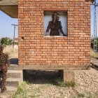 Detalle de la nueva obra escultórica del Camino en Astorga