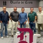 Óscar Díez, Juan Simón, Fraguas, J. A. Pérez y R. Castro.