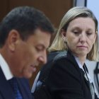 Isabel Blanco junto a Fernández Carriedo.