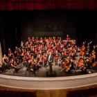 La Orquesta Sinfónica de Ponferrada en una actuación