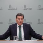 Fernández Carriedo ayer, en la rueda de prensa del Consejo de Gobierno de la Junta.