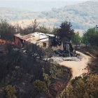 Daños en Orellán por el fuego que asoló Las Médulas.