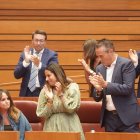 El partido socialista en el pleno extraordinario de las Cortes.