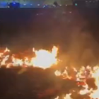Incendio en un descampado entre La Asunción y Hospitales.