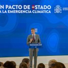 El presidente del Gobierno, Pedro Sánchez, en la apertura del curso político.