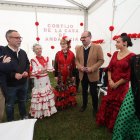 Morala, Moreno y Cortina en la apertura de la Casa de Andalucía