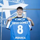 El jugador de Amoeiro se le escapó a la Deportiva cuando ya lo tenía casi cerrado.