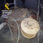 La Guardia Civil detiene a tres personas por robo de cobre en Onzonilla.