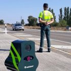 Control de velocidad de la Guardia Civil.
