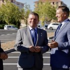 El consejero Gago, ayer en Salamanca.