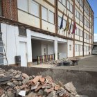La obra del alero del Trepalio se rematará en estos días.