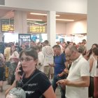 La estación de Chamartín en Madrid se encuentra colapsada por el fallo técnico.