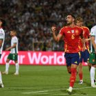 Mikel Merino celebra su gol a Bulgaria. El que sellaba el 0-3 antes de llegar al descanso.