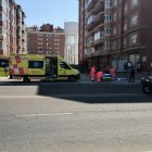 Accidente de una moto en Eras de Renueva