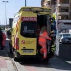 Accidente de una moto en Eras de Renueva
