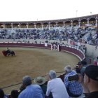 Una corrida de toros en la plaza de Valencia de Don Juan.
