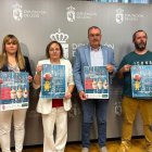 Un momento de la presentación de la Feria de Artesanía de Lorenzana.