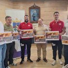 Momento de la presentación del partido solidario.