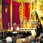 Un momento del pregón que se celebró este sábado en la parroquia de San Bartolomé