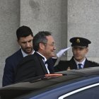 El fiscal general del Estado, Álvaro García Ortiz (c), a su salida el pasado viernes del Tribunal Supremo tras el tradicional acto de apertura del año judicia
