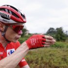 Vingegaard muestra el camino hacie el Morredero donde espera dejar encarrilado su triunfo.