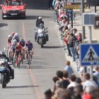 El grupo de fugados a su paso por Ponferrada. Al final su aventura no tuvo premio.