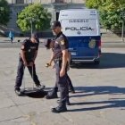 Dispositivo de la Policía en Valladolid