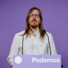 -El secretario de Organización y portavoz de Podemos, Pablo Fernández.