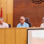 Pérez, Álvarez y Rita González, en el pleno.