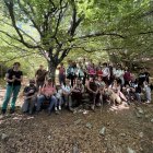 Participantes en una actividad propuesta en el Alto Bernesga.