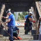 Concurso de Entibadores en las Fiestas del Cristo en Bembibre