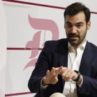 David Fernández, durante la entrevista realizada en Diario de León.