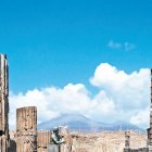 El Vesubio desde Pompeya.