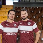 Gonzalo Pérez, junto a su hermano Rodrigo, en el Palacio de Deportes