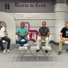 Óscar Díez, Ángel Fraguas, Juan Simón y Raúl Castro.