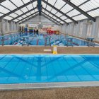 Instalaciones de la piscina muncipal de La Bañeza.