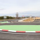 Rotonda de acceso al polígono industrial de Almanza.