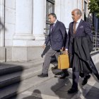 Francisco Esgueva, a su llegada al juicio de la trama eólica en Castilla y León.