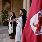El presidente de la Diputación de León, Gerardo Álvarez Courel, preside el acto de homenaje a las Casas de León en España