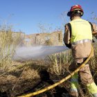 Incendio en la localidad leonesa de Quintana de Raneros.