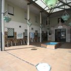 Entrada al albergue municipal de Ponferrada.