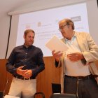 Iván Alonso y Javier Ramos, ayer en la presentación.