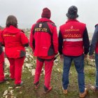 Miembros del grupo de atención en catástrofes.