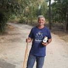 Pablo Hurtado de Mendoza, con la mascota de la asociación.