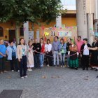 Representantes de las asociaciones en el momento de inaugurar la Hila Social.