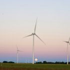 Parques eólicos en Castilla y León.