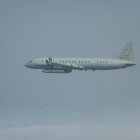 Avión ruso modelo IL-20M fotografiado por la Fuerza Aérea de Alemania en una imagen compartida por el Ministerio de Defensa alemán. La Fuerza Aérea de Alemania puso en el aire a dos Eurofighters este domingo sobre el mar Báltico para identificar y escoltar a un avión ruso que se encontraba en el espacio aéreo internacional.